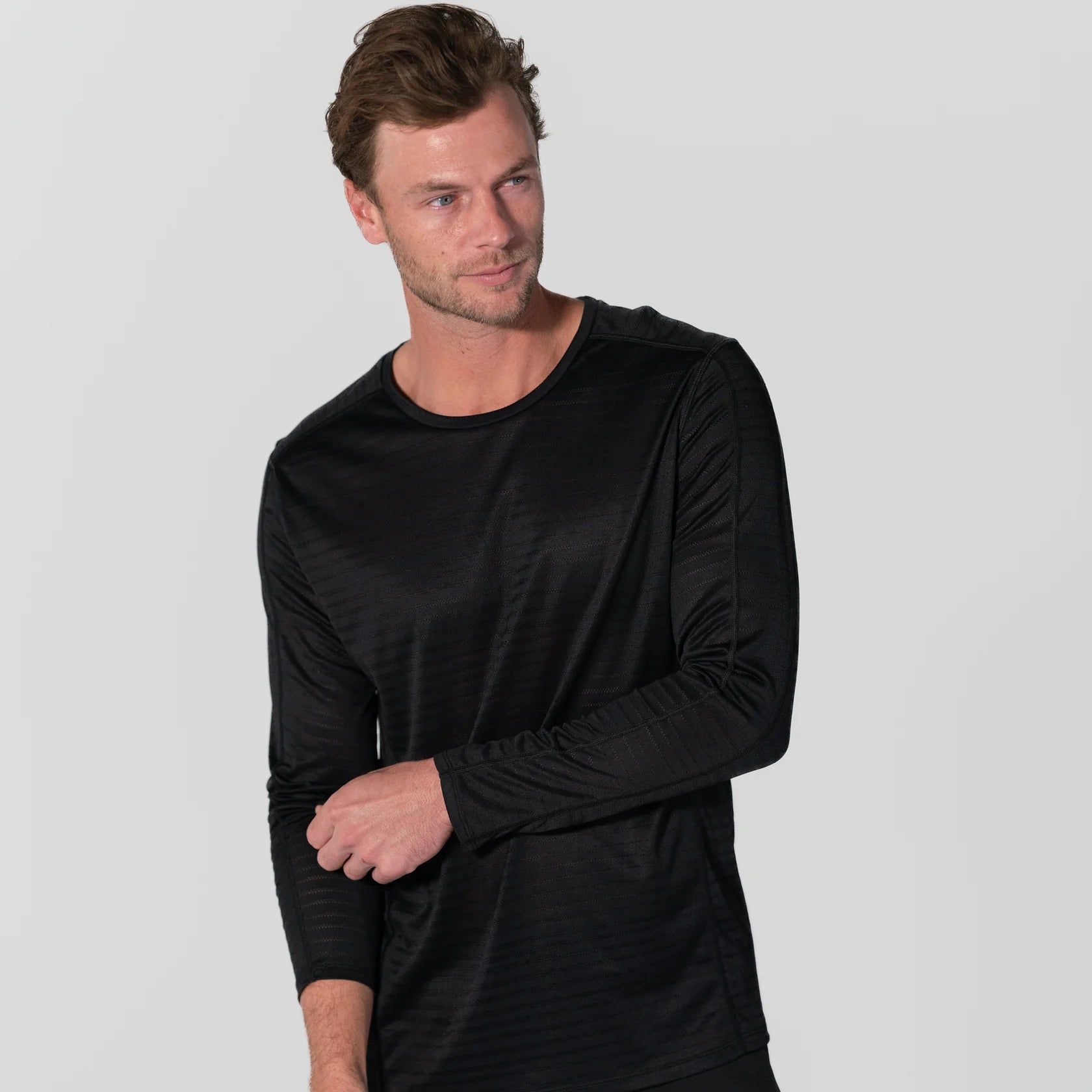 ace long sleeve shirt ダークブラウン