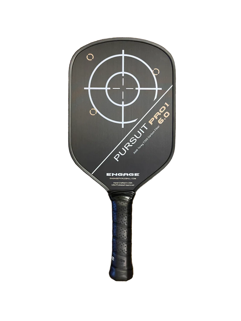 Engage Pickleball - Pursuit Pro1 6.0 Power Series | Raw T700 Carbon Fiber