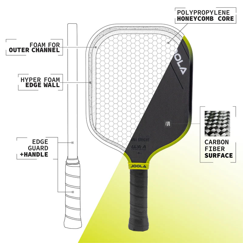 JOOLA Anna Bright Scorpeus 3S 14mm Pickleball Paddle