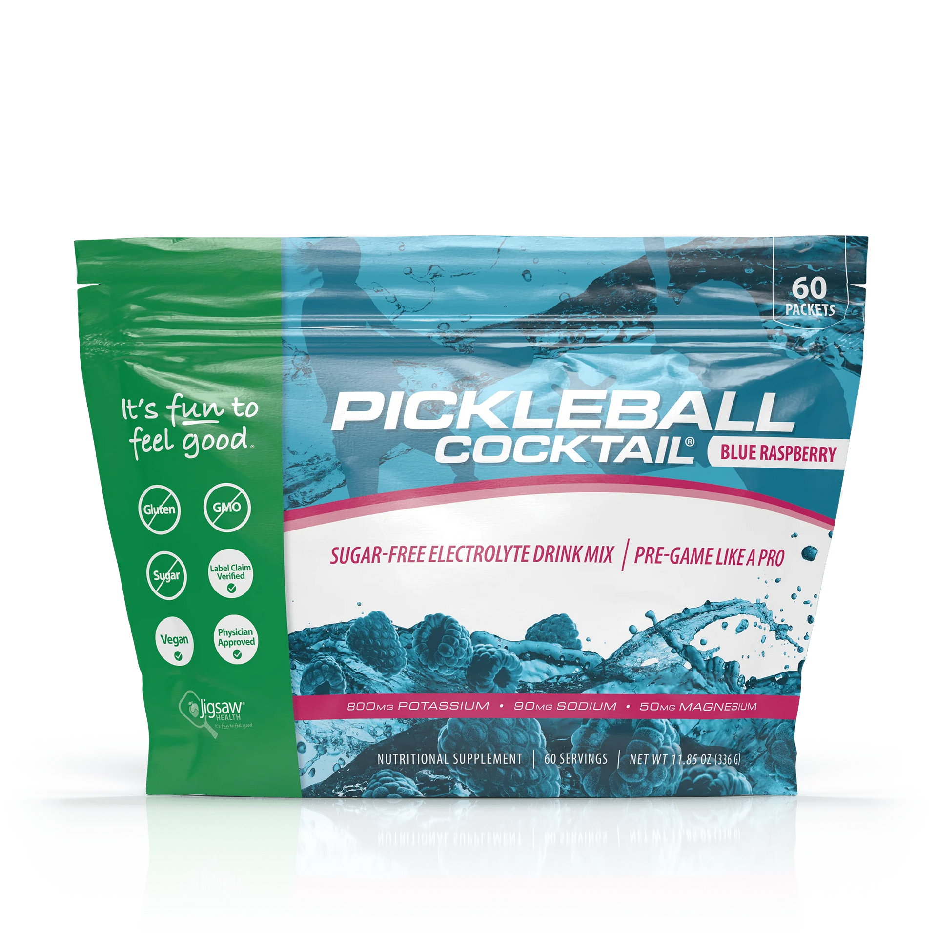 Jigsaw Pickleball Cocktail Blue Raspberry (Bag of Packets)