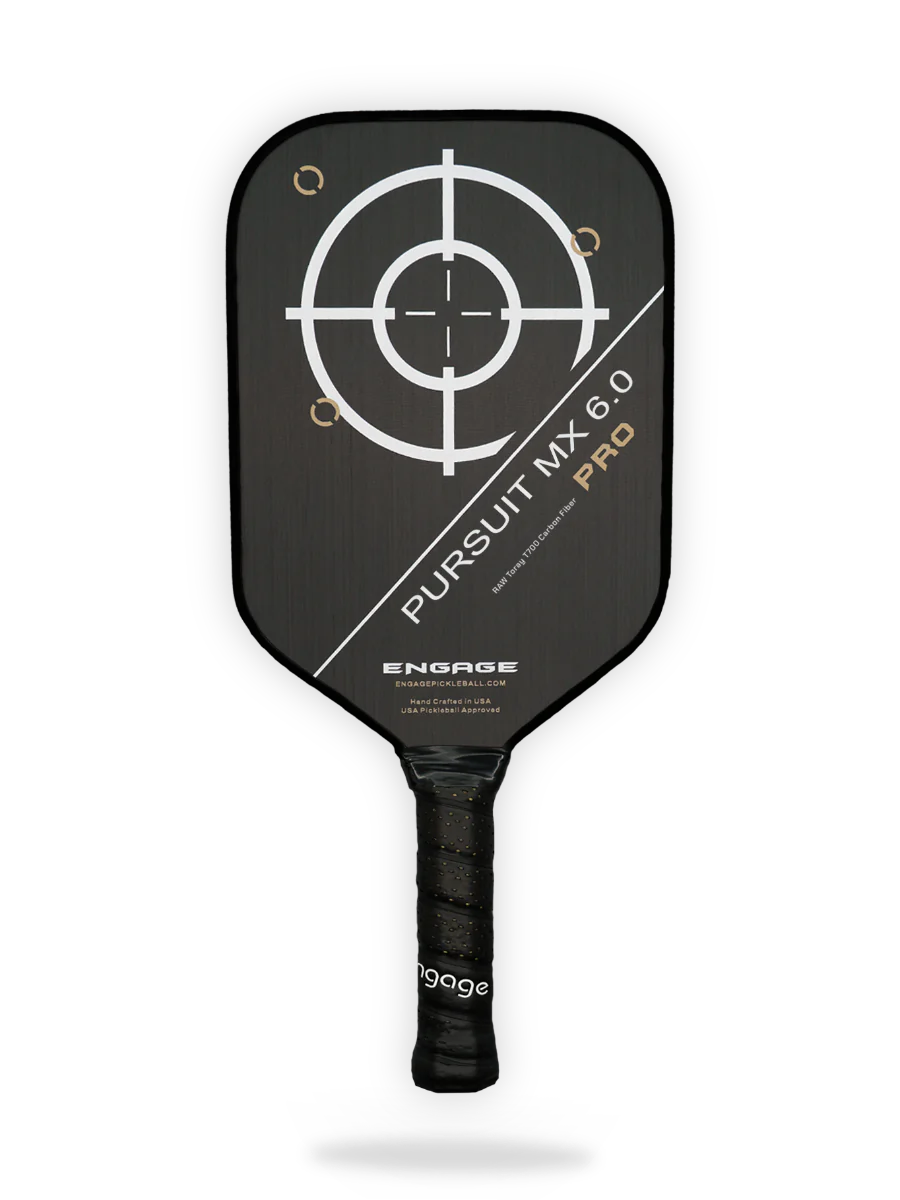 Engage Pickleball - Pursuit Pro MX 6.0 / Raw T700 Carbon Fiber / Elongated