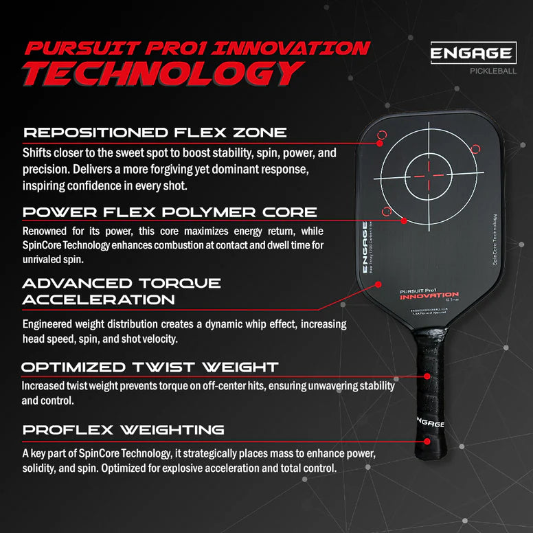 Engage Pickleball - Pursuit Pro1 Innovation 15.2mm