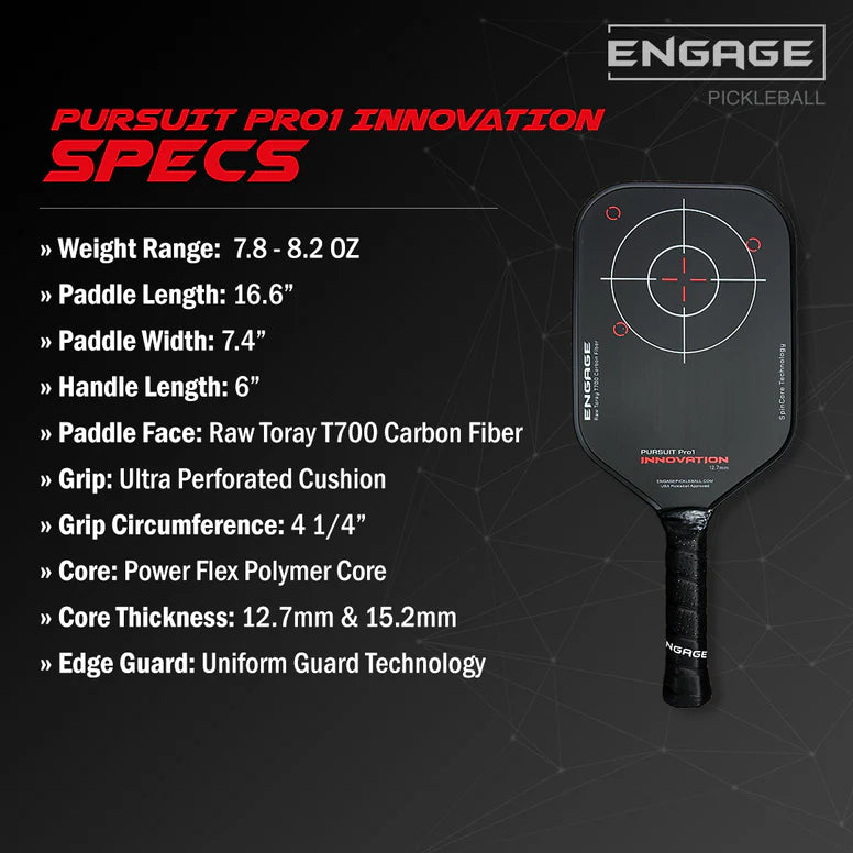 Engage Pickleball - Pursuit Pro1 Innovation 15.2mm