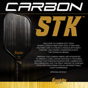 Franklin Sports - Carbon STK Pickleball Paddle