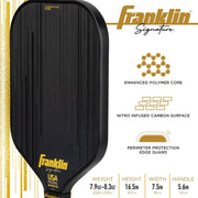 Franklin Sports - Carbon STK Pickleball Paddle