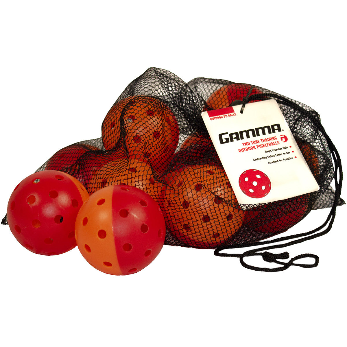 GAMMA - Outdoor Two-Tone Training Pickleballs