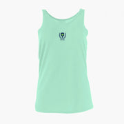 PB1965 Women's Drop Tail Varsity Racerback Tank Top