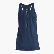 PB1965 Women's Drop Tail Varsity Racerback Tank Top